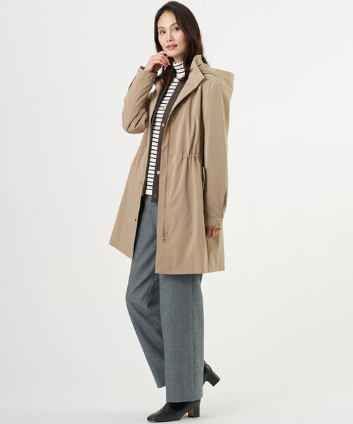 J.PRESS(ジェイプレス)の「Artirosa フーデッド ロング コート(その他アウター・レディース・ネイビー系/ベージュ系・T13/T15)」の6枚目の写真