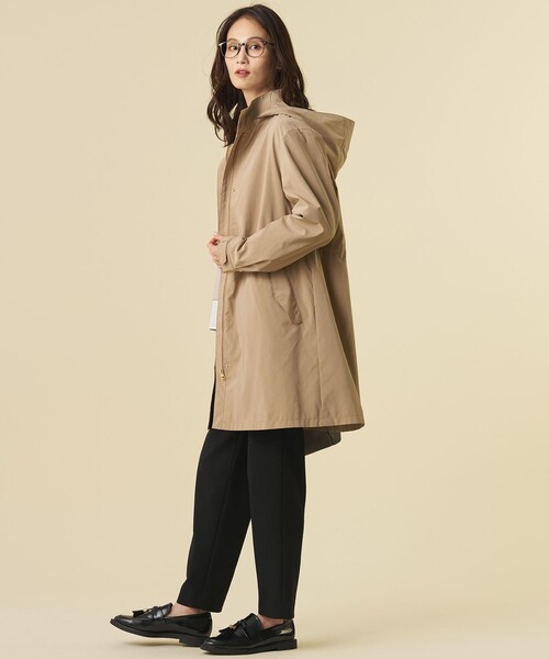 J.PRESS(ジェイプレス)の「Artirosa フーデッド ロング コート(その他アウター・レディース・ネイビー系/ベージュ系・T13/T15)」の8枚目の写真