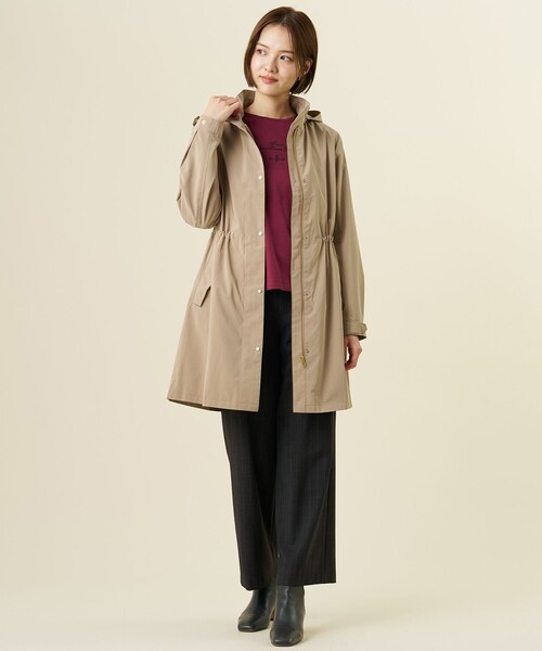 J.PRESS(ジェイプレス)の「Artirosa フーデッド ロング コート(その他アウター・レディース・ネイビー系/ベージュ系・T13/T15)」の10枚目の写真