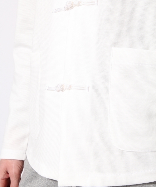 HARE(ハレ)の「カンフーポンチカーディガン(HARE)(カーディガン/ボレロ・メンズ・ブラック/オフホワイト/ブルー・SMALL/MEDIUM)」の10枚目の写真