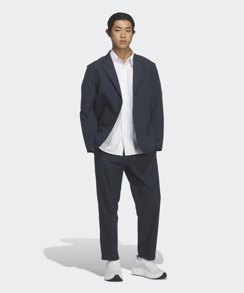 adidas(アディダス)の「プレミアム レギュラーフィット テーラードパンツ / アディダス adidas(スウェットパンツ・メンズ・ブルー・XX-LARGE/X-LARGE/X-SMALL/SMALL/MEDIUM/LARGE/3XL)」の5枚目の写真