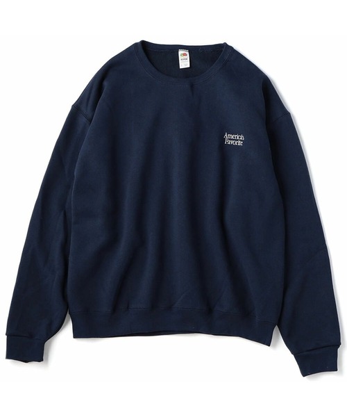 FRUIT OF THE LOOM（フルーツオブザルーム）の「2 POINT LOGO SWEAT(AMERICA S FAVORITE)（スウェット・メンズ・ブラック/ネイビー・S/XL/M）」の2枚目の写真