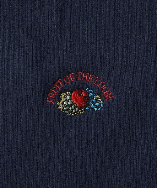 FRUIT OF THE LOOM（フルーツオブザルーム）の「2 POINT LOGO SWEAT(AMERICA S FAVORITE)（スウェット・メンズ・ブラック/ネイビー・S/XL/M）」の4枚目の写真