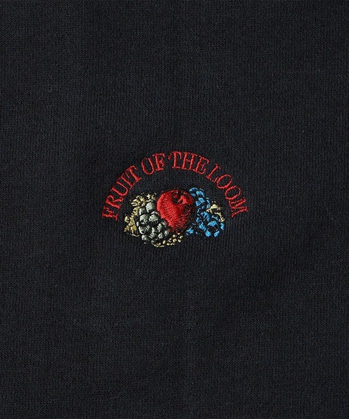 FRUIT OF THE LOOM（フルーツオブザルーム）の「2 POINT LOGO SWEAT(AMERICA S FAVORITE)（スウェット・メンズ・ブラック/ネイビー・S/XL/M）」の6枚目の写真