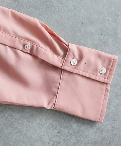 antiqua(アンティカ)の「オーバーサイズ シャツ(シャツ/ブラウス・レディース・ピンク/グレー系その他・ONESIZE)」の18枚目の写真