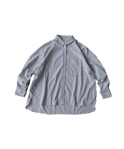 antiqua(アンティカ)の「オーバーサイズ シャツ(シャツ/ブラウス・レディース・ピンク/グレー系その他・ONESIZE)」の14枚目の写真