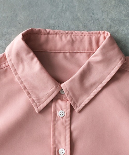 antiqua(アンティカ)の「オーバーサイズ シャツ(シャツ/ブラウス・レディース・ピンク/グレー系その他・ONESIZE)」の16枚目の写真