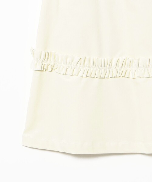 Ray BEAMS（レイビームス）の「【別注】MARMARI × Ray BEAMS / ライン フリル スカート（スカート・レディース・ブラック/オフホワイト・ONE SIZE）」の12枚目の写真