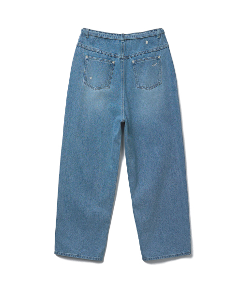 TTUDEMENT（トュードメント）の「EMBROIDERED DENIM PANTS_LIGHT BLUE（デニムパンツ・レディース・その他・SMALL/MEDIUM）」の4枚目の写真