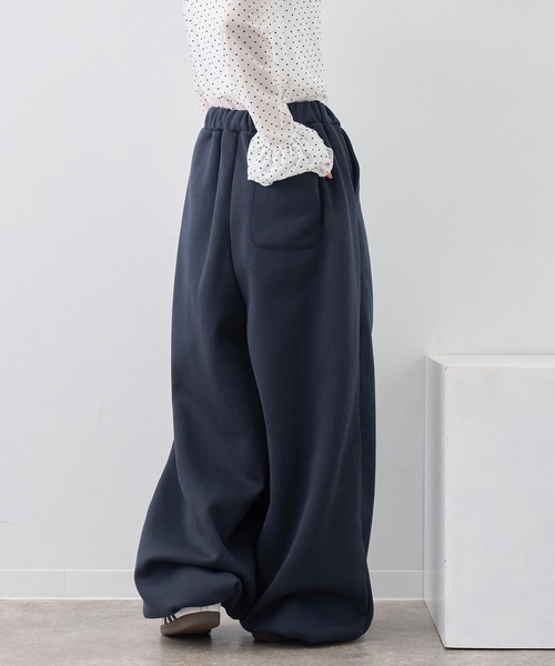 NOGLE(ノグル)の「【NOGLE/ノグル】ワイドスウェットパンツ(スウェットパンツ・レディース・ブラック/ヘザーグレー/ネイビー/チャコールグレー・M/S)」の15枚目の写真