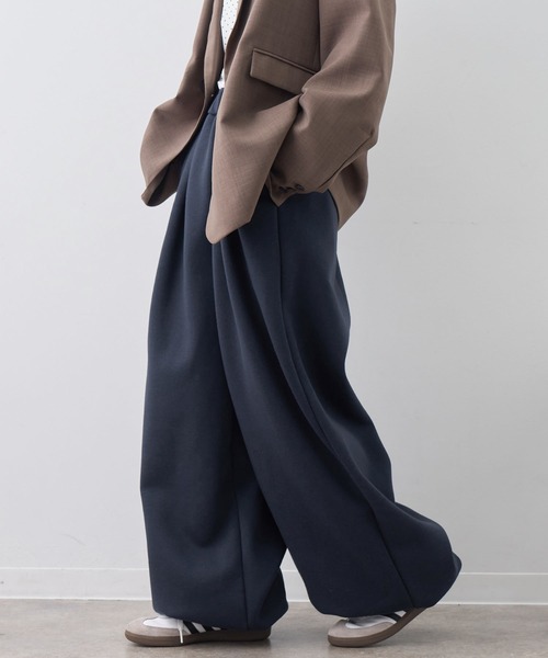 NOGLE(ノグル)の「【NOGLE/ノグル】ワイドスウェットパンツ(スウェットパンツ・レディース・ブラック/ヘザーグレー/ネイビー/チャコールグレー・M/S)」の17枚目の写真
