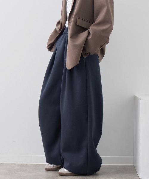 NOGLE(ノグル)の「【NOGLE/ノグル】ワイドスウェットパンツ(スウェットパンツ・レディース・ブラック/ヘザーグレー/ネイビー/チャコールグレー・M/S)」の18枚目の写真