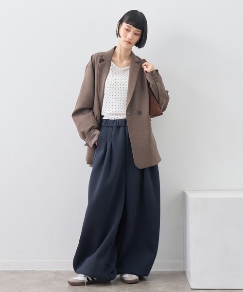 NOGLE(ノグル)の「【NOGLE/ノグル】ワイドスウェットパンツ(スウェットパンツ・レディース・ブラック/ヘザーグレー/ネイビー/チャコールグレー・M/S)」の19枚目の写真