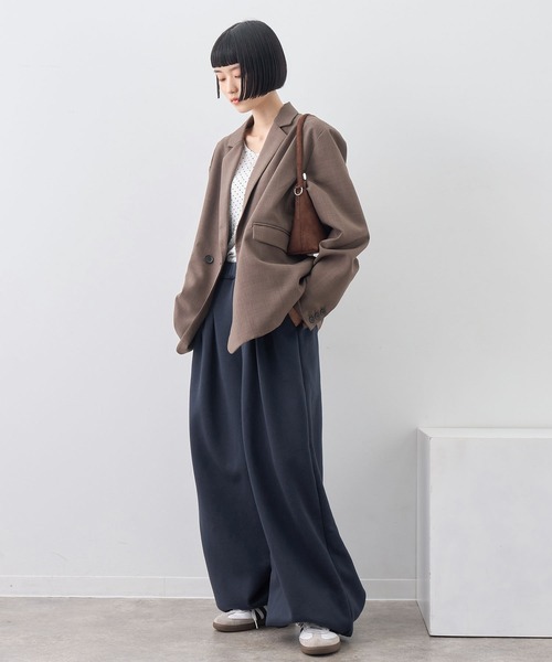 NOGLE(ノグル)の「【NOGLE/ノグル】ワイドスウェットパンツ(スウェットパンツ・レディース・ブラック/ヘザーグレー/ネイビー/チャコールグレー・M/S)」の20枚目の写真