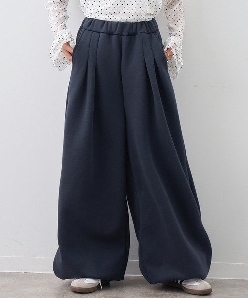 NOGLE(ノグル)の「【NOGLE/ノグル】ワイドスウェットパンツ(スウェットパンツ・レディース・ブラック/ヘザーグレー/ネイビー/チャコールグレー・M/S)」の11枚目の写真