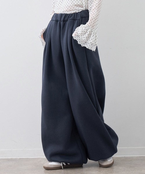 NOGLE(ノグル)の「【NOGLE/ノグル】ワイドスウェットパンツ(スウェットパンツ・レディース・ブラック/ヘザーグレー/ネイビー/チャコールグレー・M/S)」の12枚目の写真