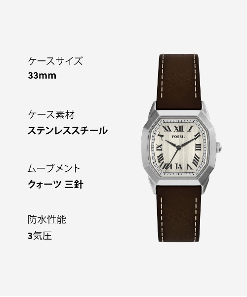 FOSSIL(フォッシル)の「フォッシル 腕時計 メンズ アナログ レザー FS6214(アナログ腕時計・メンズ・ブラウン・FREE)」の10枚目の写真