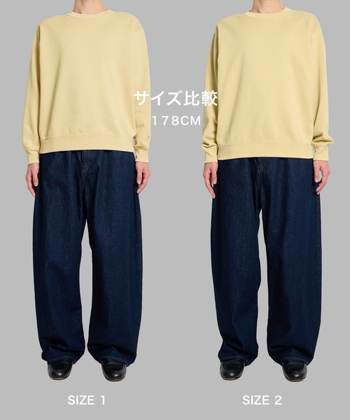 STUDIOUS(ステュディオス)の「【STUDIOUS】Light Clear Sweatshirt(スウェット・メンズ・ナチュラル/イエロー/ダークネイビー・2/1)」の18枚目の写真