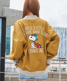 FRUIT OF THE LOOM（フルーツオブザルーム）の「FRUIT OF THE LOOM/フルーツオブザルームxPEANUTS/ピーナッツ ツイルブルゾン（ブルゾン）」