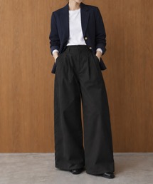 【AT THE TRNK】チノワイドパンツ