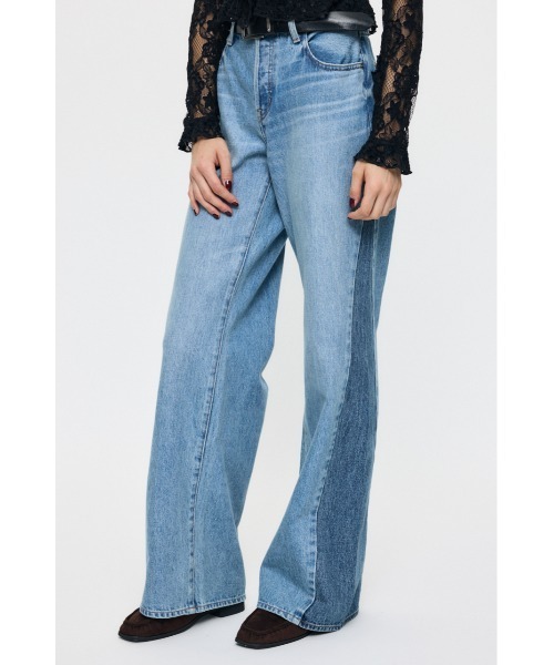 MOUSSY(マウジー)の「【26年AW新作】TWISTED WIDE STRAIGHT(デニムパンツ・レディース・ブルー/ダークブルー・1/2/0)」の6枚目の写真