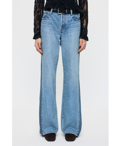MOUSSY(マウジー)の「【26年AW新作】TWISTED WIDE STRAIGHT(デニムパンツ・レディース・ブルー/ダークブルー・1/2/0)」の7枚目の写真