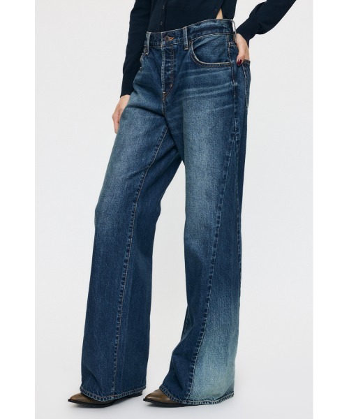 MOUSSY(マウジー)の「【26年AW新作】TWISTED WIDE STRAIGHT(デニムパンツ・レディース・ブルー/ダークブルー・1/2/0)」の13枚目の写真