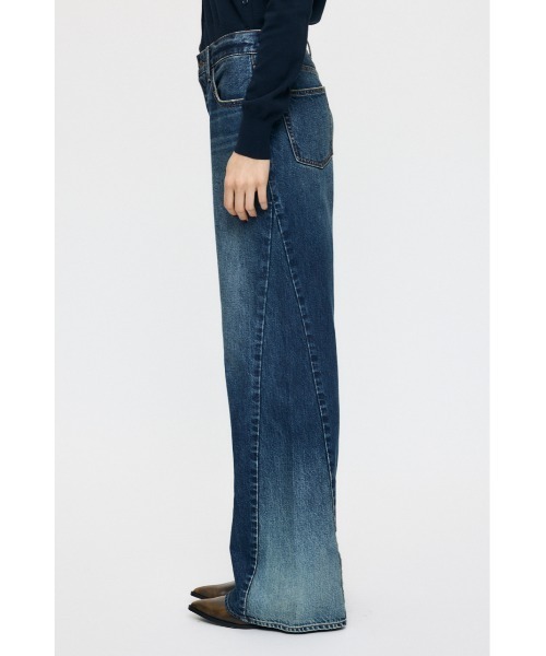 MOUSSY(マウジー)の「【26年AW新作】TWISTED WIDE STRAIGHT(デニムパンツ・レディース・ブルー/ダークブルー・1/2/0)」の15枚目の写真