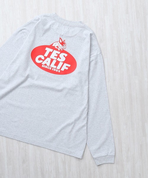 The Endless Summer（エンドレスサマー）の「TES TEAM LOGO PT LONG SLEEVE T-SHIRT / ロンT（Tシャツ/カットソー・メンズ・ホワイト/グレー/ブラック/ベージュ・LARGE/X-LARGE/XX-LARGE/MEDIUM/SMALL）」の3枚目の写真