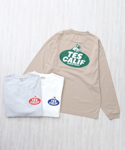 The Endless Summer（エンドレスサマー）の「TES TEAM LOGO PT LONG SLEEVE T-SHIRT / ロンT（Tシャツ/カットソー・メンズ・ホワイト/グレー/ブラック/ベージュ・LARGE/X-LARGE/XX-LARGE/MEDIUM/SMALL）」の5枚目の写真
