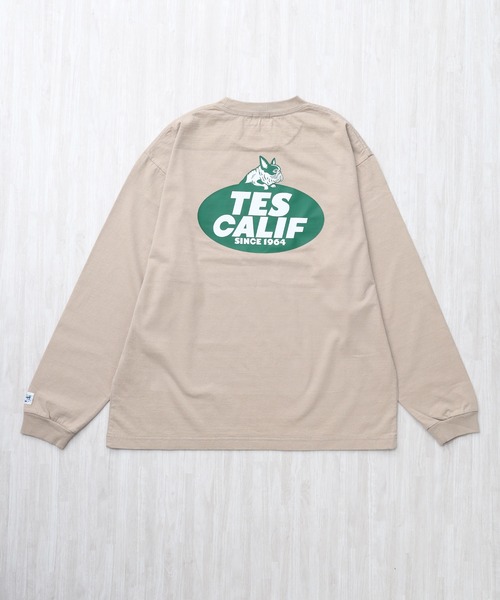 The Endless Summer（エンドレスサマー）の「TES TEAM LOGO PT LONG SLEEVE T-SHIRT / ロンT（Tシャツ/カットソー・メンズ・ホワイト/グレー/ブラック/ベージュ・LARGE/X-LARGE/XX-LARGE/MEDIUM/SMALL）」の6枚目の写真
