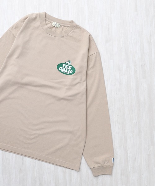 The Endless Summer（エンドレスサマー）の「TES TEAM LOGO PT LONG SLEEVE T-SHIRT / ロンT（Tシャツ/カットソー・メンズ・ホワイト/グレー/ブラック/ベージュ・LARGE/X-LARGE/XX-LARGE/MEDIUM/SMALL）」の9枚目の写真
