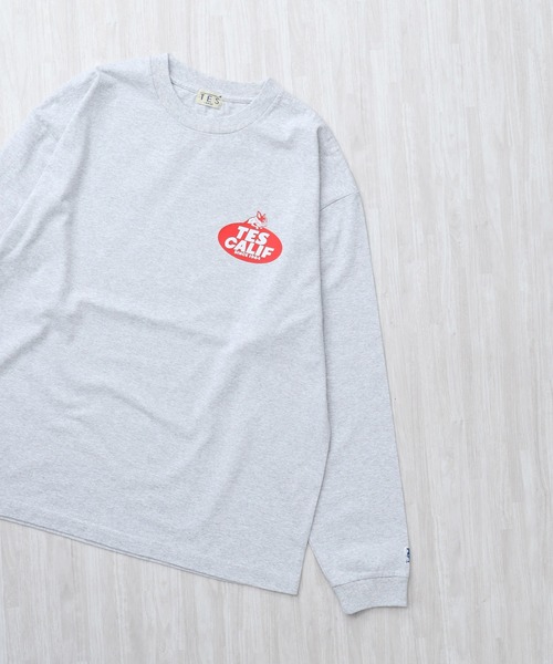 The Endless Summer（エンドレスサマー）の「TES TEAM LOGO PT LONG SLEEVE T-SHIRT / ロンT（Tシャツ/カットソー・メンズ・ホワイト/グレー/ブラック/ベージュ・LARGE/X-LARGE/XX-LARGE/MEDIUM/SMALL）」の14枚目の写真