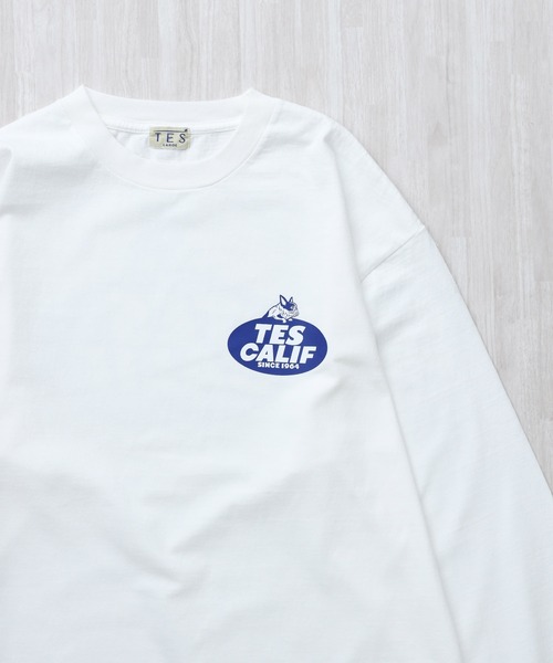 The Endless Summer（エンドレスサマー）の「TES TEAM LOGO PT LONG SLEEVE T-SHIRT / ロンT（Tシャツ/カットソー・メンズ・ホワイト/グレー/ブラック/ベージュ・LARGE/X-LARGE/XX-LARGE/MEDIUM/SMALL）」の19枚目の写真