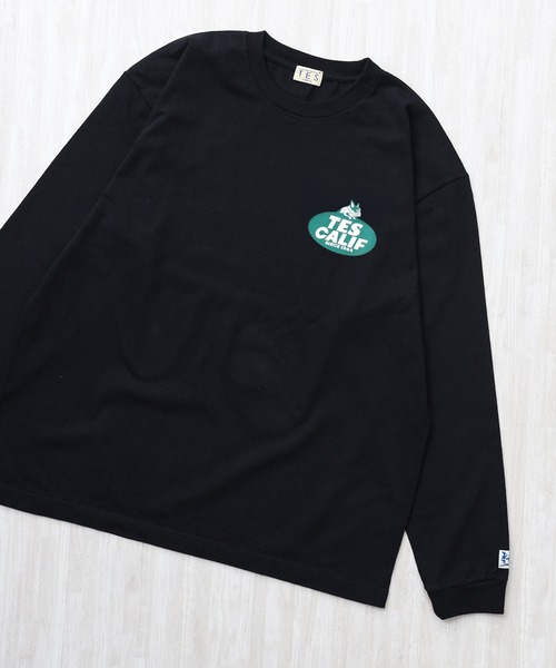The Endless Summer（エンドレスサマー）の「TES TEAM LOGO PT LONG SLEEVE T-SHIRT / ロンT（Tシャツ/カットソー・メンズ・ホワイト/グレー/ブラック/ベージュ・LARGE/X-LARGE/XX-LARGE/MEDIUM/SMALL）」の16枚目の写真