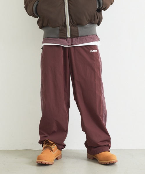 XLARGE(エクストララージ)の「NYLON PANELED PANTS(その他パンツ・メンズ・ブラック/ネイビー/バーガンディー・S/M/L/XL)」の1枚目の写真