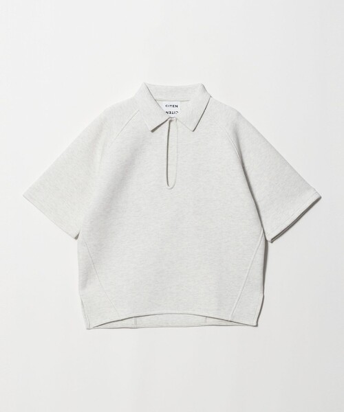 CITEN(シテン)の「<CITEN>スキッパートップ 5ブソデ(Tシャツ/カットソー・レディース・ライトグレー/ナチュラル・FREE)」の13枚目の写真