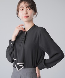 festinalente（フェスティナレンテ）の「配色ボウタイ ブラウス（シャツ/ブラウス）」