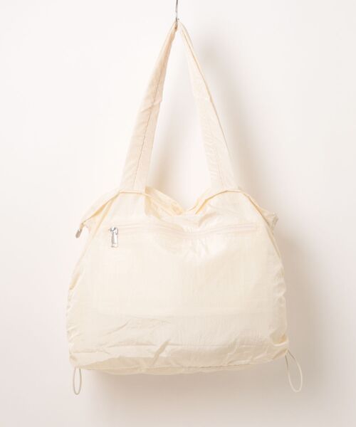 TONE SELECT GOODS(トーンセレクトグッズ)の「Liaa/ドローストリング メッシュポケット トートバッグ A18855(トートバッグ・レディース・ブルー/ブラック/ホワイト・FREE)」の6枚目の写真