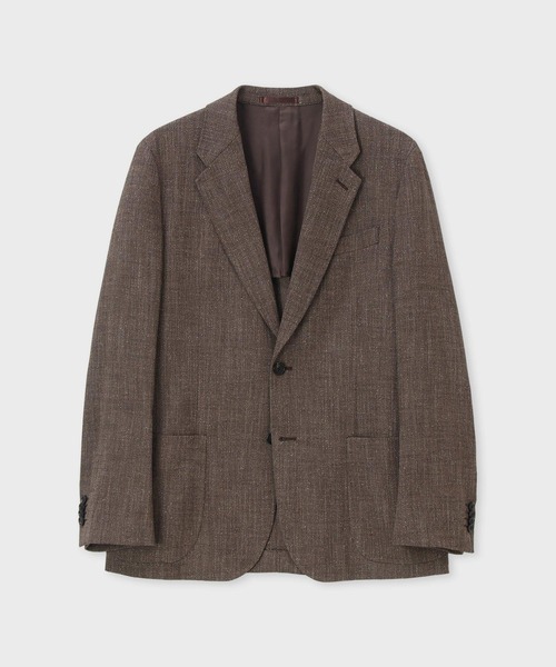 Paul Smith(ポールスミス)の「ネップツイル シングル2Bジャケット / 263172 2339(テーラードジャケット・メンズ・ブラウン/ダークグレー・LARGE/L2/SMALL/MEDIUM/X-LARGE)」の2枚目の写真