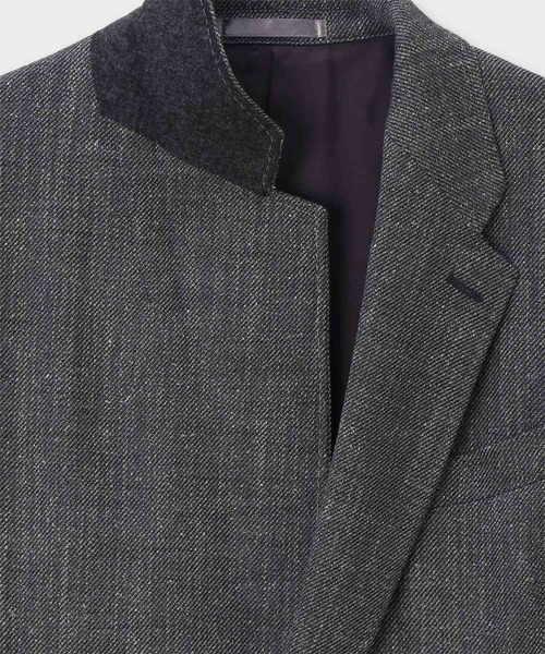 Paul Smith(ポールスミス)の「ネップツイル シングル2Bジャケット / 263172 2339(テーラードジャケット・メンズ・ブラウン/ダークグレー・LARGE/L2/SMALL/MEDIUM/X-LARGE)」の3枚目の写真