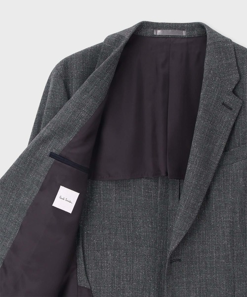 Paul Smith(ポールスミス)の「ネップツイル シングル2Bジャケット / 263172 2339(テーラードジャケット・メンズ・ブラウン/ダークグレー・LARGE/L2/SMALL/MEDIUM/X-LARGE)」の5枚目の写真