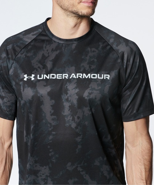 UNDER ARMOUR（アンダーアーマー）の「UAテック ABCカモ ショートスリーブTシャツ（トレーニング/メンズ）（Tシャツ/カットソー・メンズ・ブラック・XL/L/S/3XL/M/2XL）」の5枚目の写真