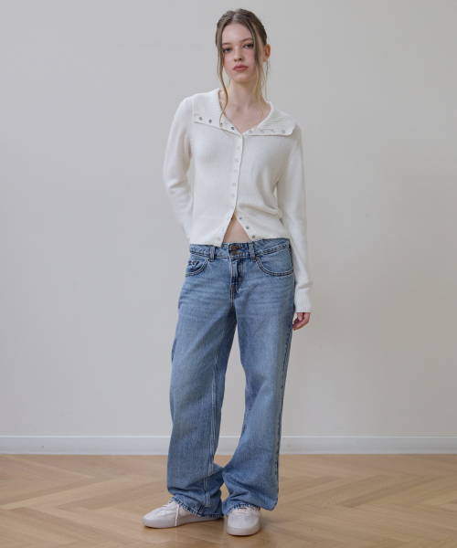 ROSEFRANTZ（ロゼフランツ）の「High Neck Eyelet Cardigan [Ivory]（カーディガン/ボレロ・レディース・アイボリー・OS）」の9枚目の写真