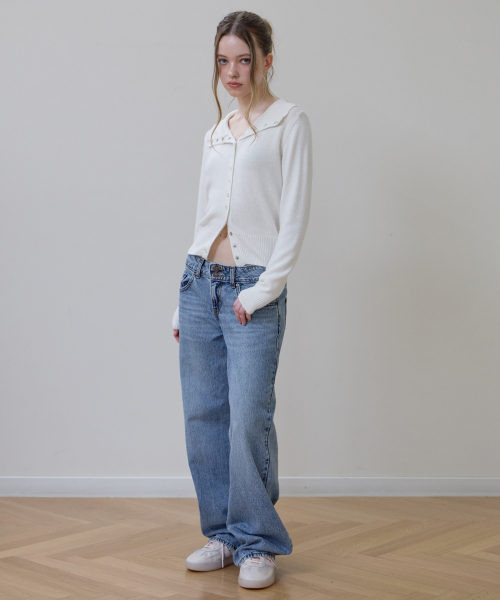 ROSEFRANTZ（ロゼフランツ）の「High Neck Eyelet Cardigan [Ivory]（カーディガン/ボレロ・レディース・アイボリー・OS）」の10枚目の写真