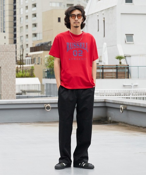 Russell Athletic(ラッセルアスレティック)の「RUSSELL ATHLETIC / ラッセルアスレティック VTG Cotton/Rayon Numbering T Tシャツ 2026年 夏 夏服(Tシャツ/カットソー・メンズ・レッド・L/M)」の6枚目の写真