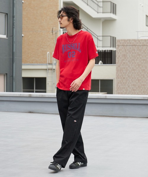 Russell Athletic(ラッセルアスレティック)の「RUSSELL ATHLETIC / ラッセルアスレティック VTG Cotton/Rayon Numbering T Tシャツ 2026年 夏 夏服(Tシャツ/カットソー・メンズ・レッド・L/M)」の7枚目の写真