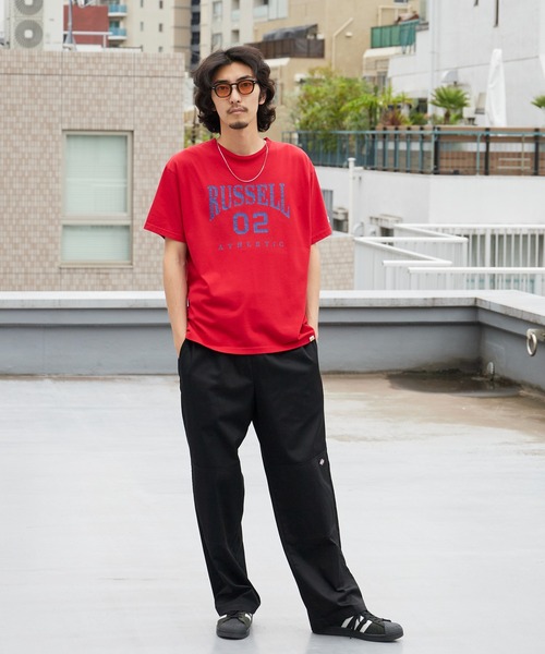 Russell Athletic(ラッセルアスレティック)の「RUSSELL ATHLETIC / ラッセルアスレティック VTG Cotton/Rayon Numbering T Tシャツ 2026年 夏 夏服(Tシャツ/カットソー・メンズ・レッド・L/M)」の8枚目の写真
