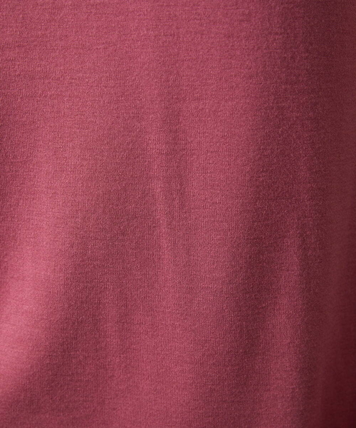 Jocomomola(ホコモモラ)の「レーヨンベアフライス フラワー刺繍ハイネックカットソー(Tシャツ/カットソー・レディース・アイボリー/ブラック/ピンク/ブルー・40)」の10枚目の写真