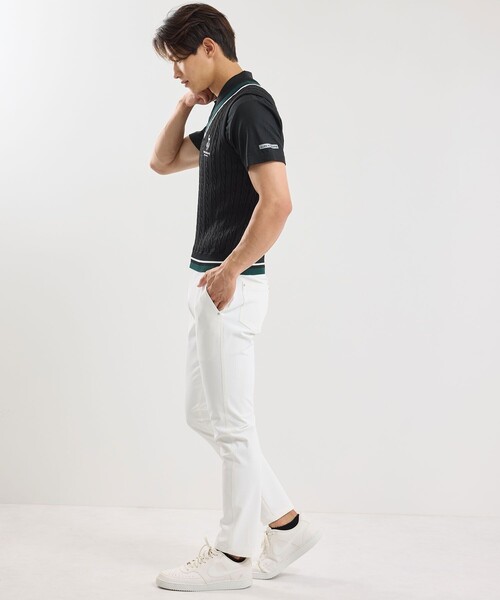 JUN&ROPE'(ジュンアンドロペ)の「ボディシェルキューダス ベーシックパンツ/撥水・UV・遮熱(スラックス・メンズ・ブラック/ホワイト・M/XL/L)」の18枚目の写真